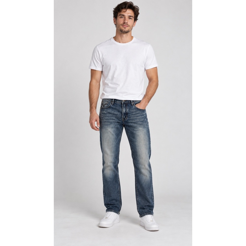 Raw X Mens 36x32 Standard Fit Jeans Medium Wash Straight Leg Denim Vintage
